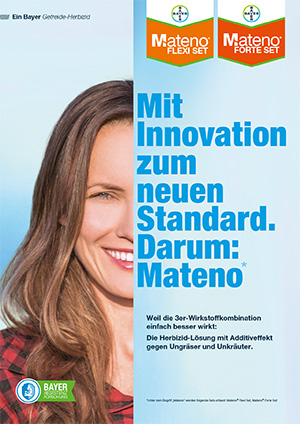 Deckblatt Broschüre: Mit Innovation zum neuen Standard. Darum: Mateno